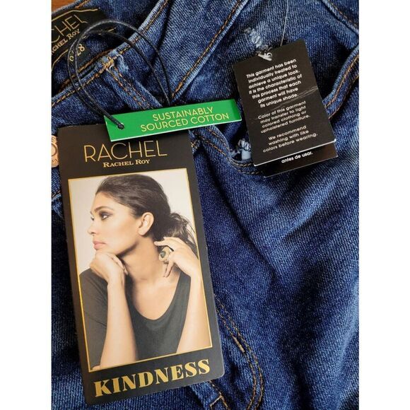 RACHEL Rachel Roy Kindness Mid-Rise Girlfriend Jeans Size 6 NEW - Picture 6 of 6